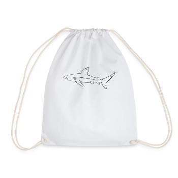 L’élégance mystique des requins des profondeurs - Sac de sport léger - blanc - Devant