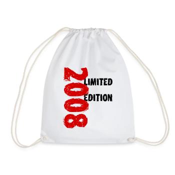 2008 Édition Limitée Anniversaire Cadeau Femme Mari - Sac de sport léger - blanc - Devant