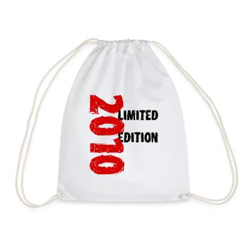 2010 Édition Limitée Anniversaire Cadeau Femme Mari - Sac de sport léger - blanc - Devant