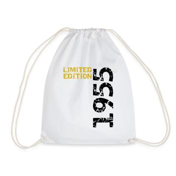 1955 Limited Edition Birthday Gift Wife Husband - Drawstring Bag - white - Front