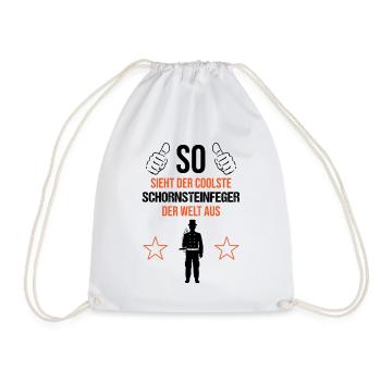 World's Best Chimney Sweep – Cool Elegance - Drawstring Bag - white - Front
