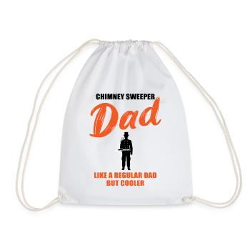 Chimney Sweeper Dad – Cooler than Cool - Turnbeutel - Weiß - Vorne