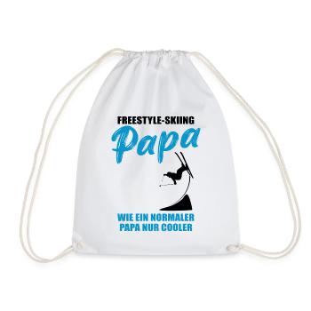 Freestyle-Papa - Turnbeutel - Weiß - Vorne