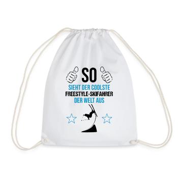 Le ski freestyle pro le plus cool - Sac de sport léger - blanc - Devant