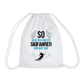 Le meilleur cadeau de look de skieur au monde - Sac de sport léger - blanc - Devant