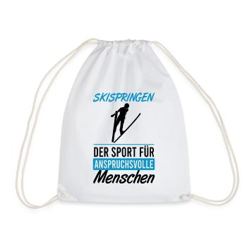 Leap for connoisseurs - Drawstring Bag - white - Front