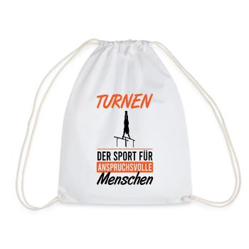 L’élégance sophistiquée de la gymnastique - Sac de sport léger - blanc - Devant