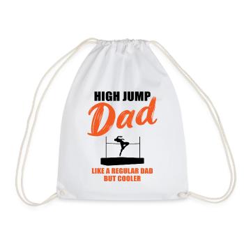 High Jump Dad – Mehr als nur Vater - Turnbeutel - Weiß - Vorne