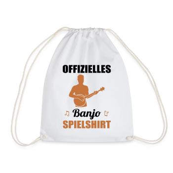 Offizielles Banjo Spielshirt - Geschenkidee - Turnbeutel - Weiß - Vorne