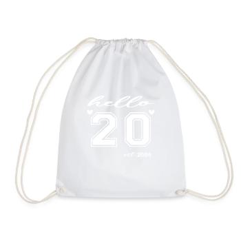 Hello 20 est 2004 - Sac de sport léger - blanc - Devant