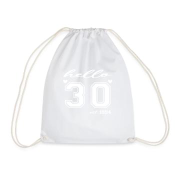 Hello 30 est 1994 - Sac de sport léger - blanc - Devant