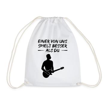 Better Guitarist - Top Cadeau Chemise - Sac de sport léger - blanc - Devant