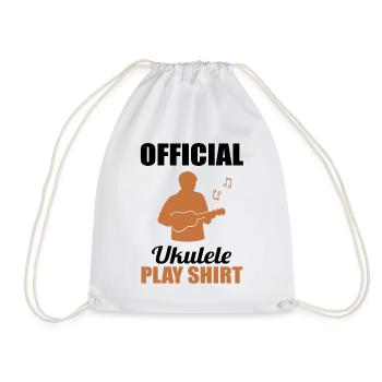 Chemise officielle de ukulélé Melody - Sac de sport léger - blanc - Devant