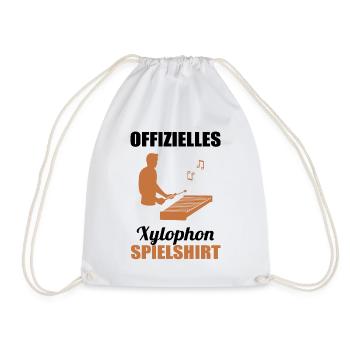 Xylophon Virtuose Offizielles Spielshirt - Turnbeutel - Weiß - Vorne