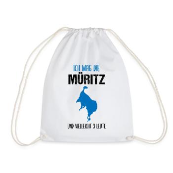 Müritz & 3 Freunde - Mehr braucht's nicht! - Turnbeutel - Weiß - Vorne