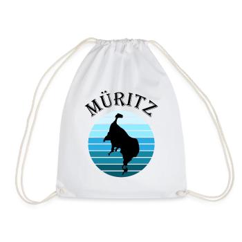 Müritzsee Kontur - Découvrez la nature à l’état pur - Sac de sport léger - blanc - Devant