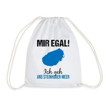 Peu importe que je vais Steinhuder Meer - cadeau - Sac de sport léger - blanc - Devant