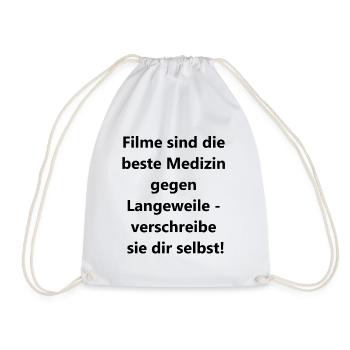 Movie Therapy - Turnbeutel - Weiß - Vorne