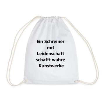 Kreative Geschenkideen - Turnbeutel - Weiß - Vorne