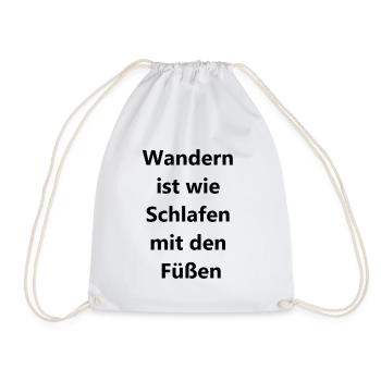 Sleepwalker Gift - Drawstring Bag - white - Front