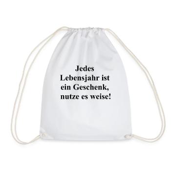 porte-bonheur - Sac de sport léger - blanc - Devant