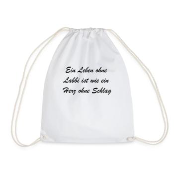 Favorite Dog Gift - Drawstring Bag - white - Front
