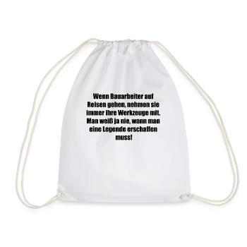 Legendary gift idea - Drawstring Bag - white - Front