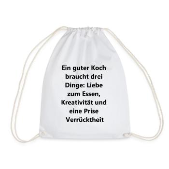 Cadeau de cuisine fou - Sac de sport léger - blanc - Devant