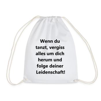 Dancing Hearts Gift - Drawstring Bag - white - Front