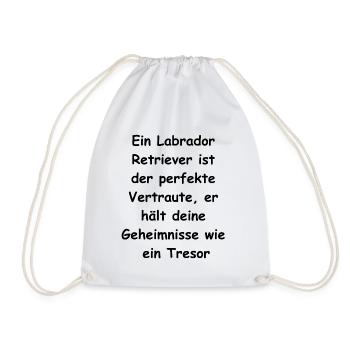 Labrador Retriever - Le meilleur ami pour la vie - Sac de sport léger - blanc - Devant