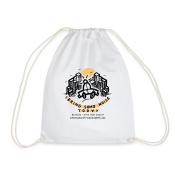 Courier Service Employees - Drawstring Bag - white - Front