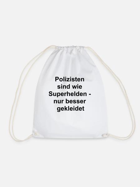 Notizbuch Geschenk - Turnbeutel - Weiß