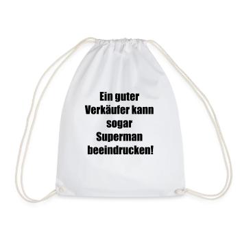 Le cadeau pour le meilleur vendeur du monde - Sac de sport léger - blanc - Devant