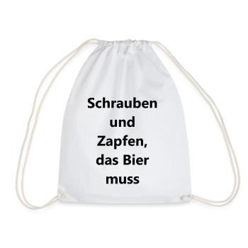 Personalized Workshop Gift - Drawstring Bag - white - Front
