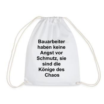 Chaos King Gift - Drawstring Bag - white - Front