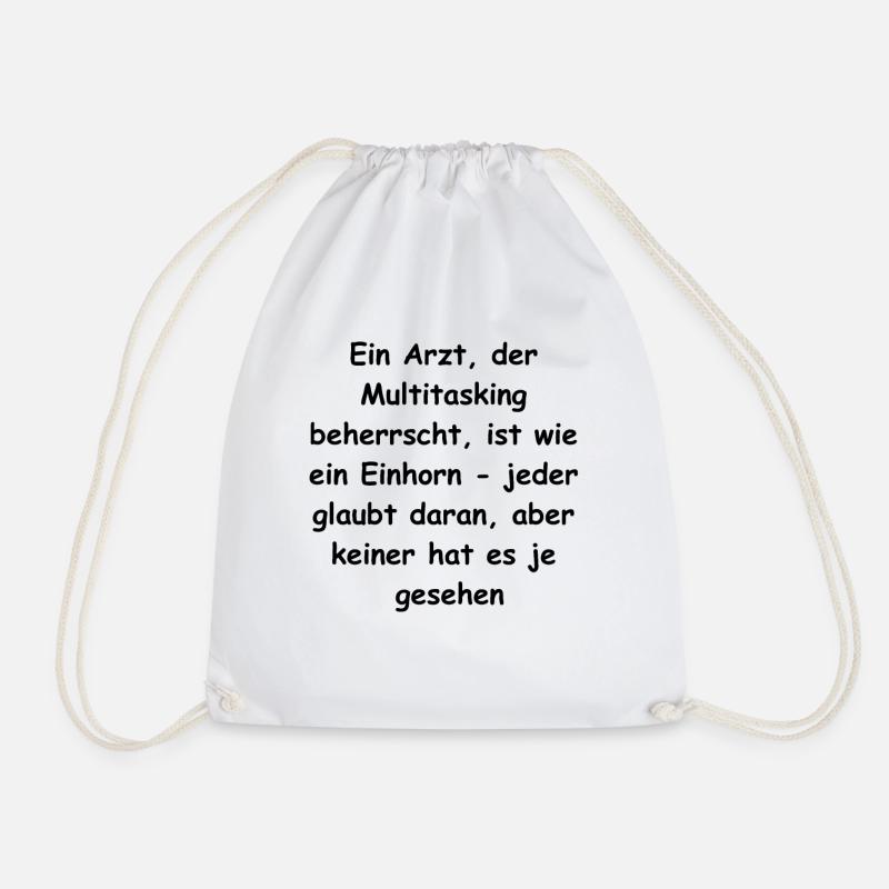 Der perfekte Geschenk für alle Ärzte - Turnbeutel - Weiß