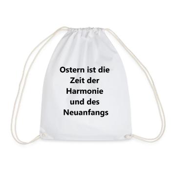 Oster-Geschenkbox - Turnbeutel - Weiß - Vorne