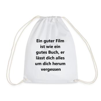 Filmgeschenkkorb - Turnbeutel - Weiß - Vorne