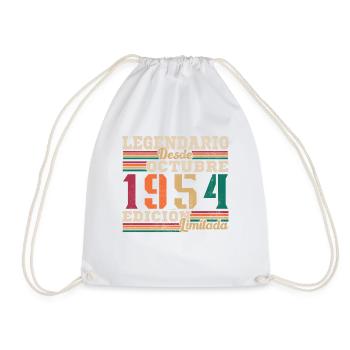 Legendary since 1954 October - Drawstring Bag - white - Front