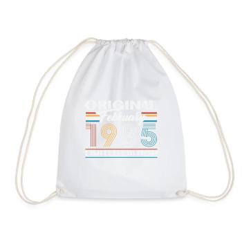 Février 1985 Vintage Anniversaire 1985 Cadeau - Sac de sport léger - blanc - Devant