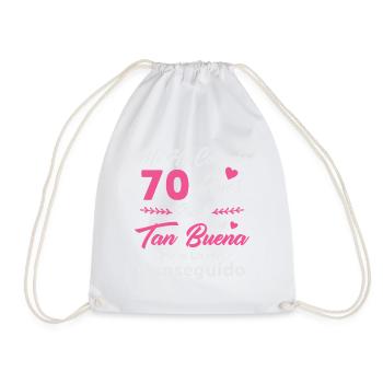 It Has Taken Me 70 Years 70 Birthday Women - Drawstring Bag - white - Front