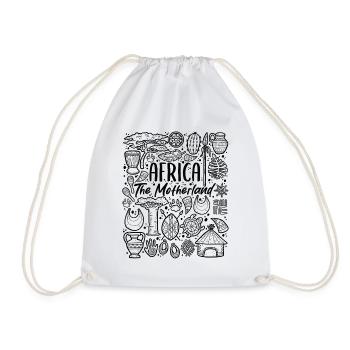 Afrique La Patrie – Pride & Home - Sac de sport léger - blanc - Devant