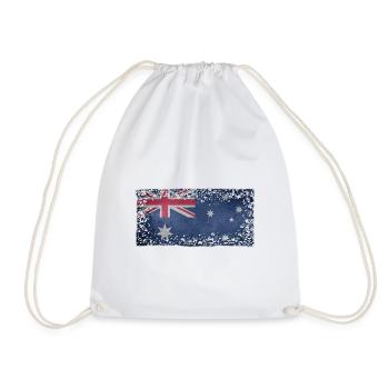 Australien - Turnbeutel - Weiß - Vorne