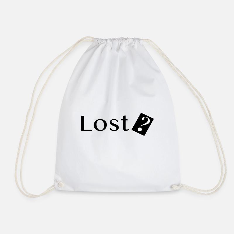 Lost - Turnbeutel - Weiß