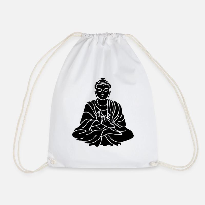 buddha_1 - Turnbeutel - Weiß
