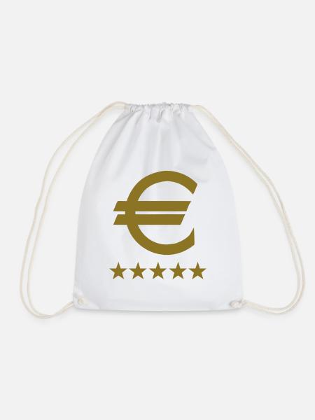 € euro 5 star geld - Turnbeutel - Weiß