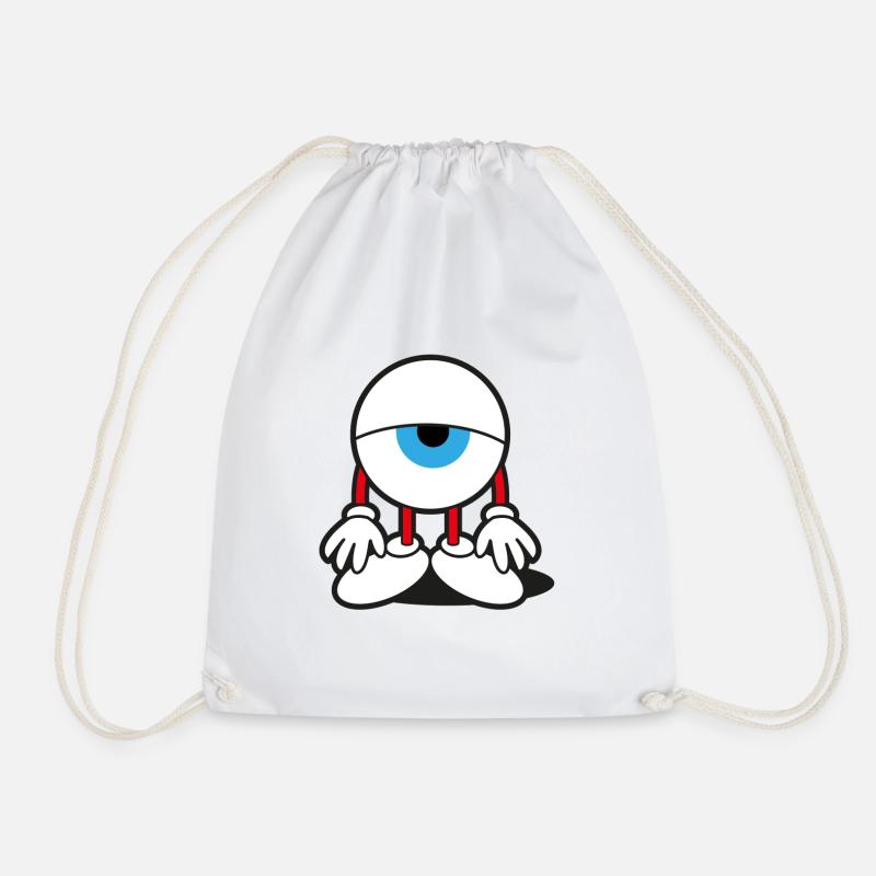 Œil fatigué - Sac de sport léger - blanc
