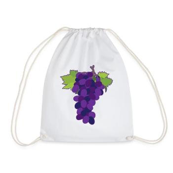 Raisin - Drawstring Bag - white - Front