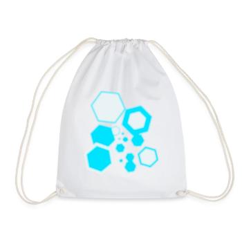 hexagone - Sac de sport léger - blanc - Devant