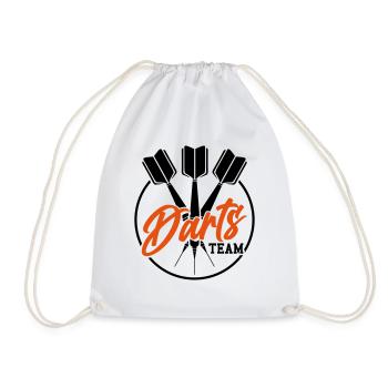 Équipe de fléchettes fléchettes fléchettes emblème logo bullseye - Sac de sport léger - blanc - Devant
